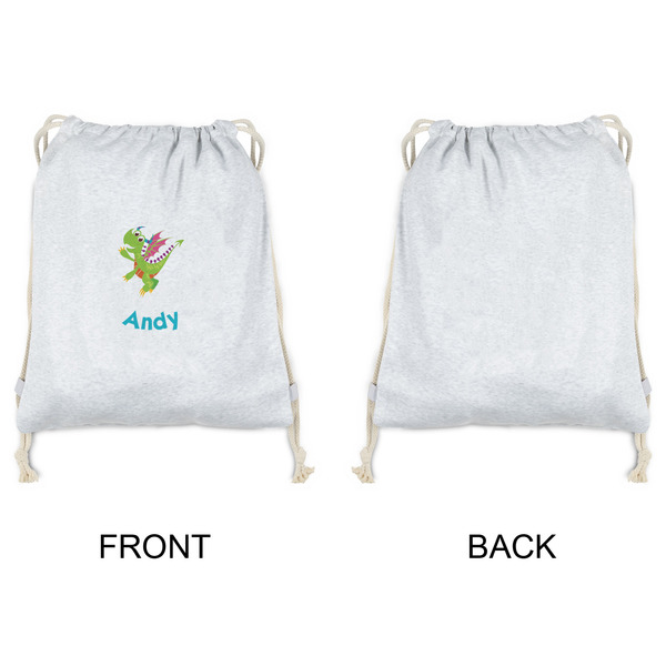 Dragons Drawstring Backpacks - Sweatshirt Fleece - Single Sided - APPROVAL