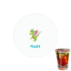 Dragons Printed Drink Topper - 1.5" (Personalized)
