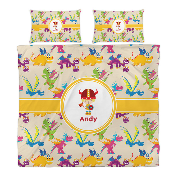 Dragons Duvet Cover Set - King - Alt Approval