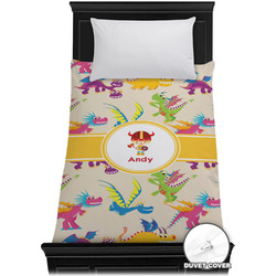 Dragons Duvet Cover - Twin XL (Personalized)