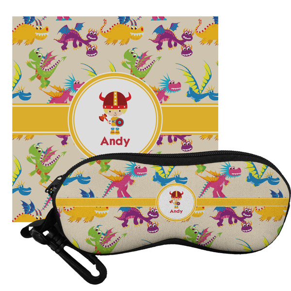 Custom Dragons Eyeglass Case & Cloth (Personalized)