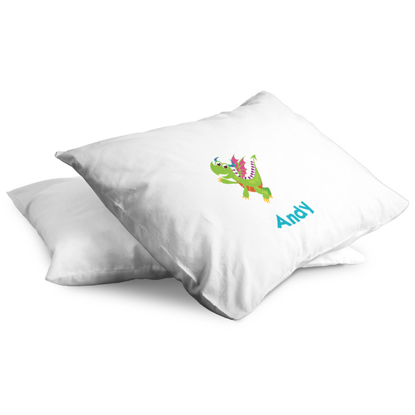 Dragons Full Pillow Case - TWO (partial print)