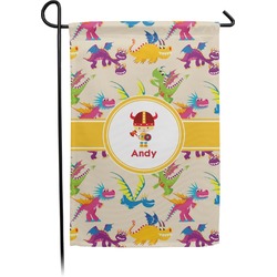Dragons Small Garden Flag - Double Sided w/ Name or Text