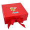 Dragons Gift Box with Magnetic Lid - Red (Personalized)
