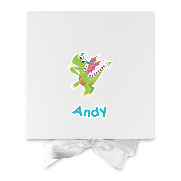 Dragons Gift Boxes with Magnetic Lid - White - Approval
