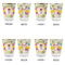 Dragons Glass Shot Glass - with gold rim - Set of 4 - APPROVAL