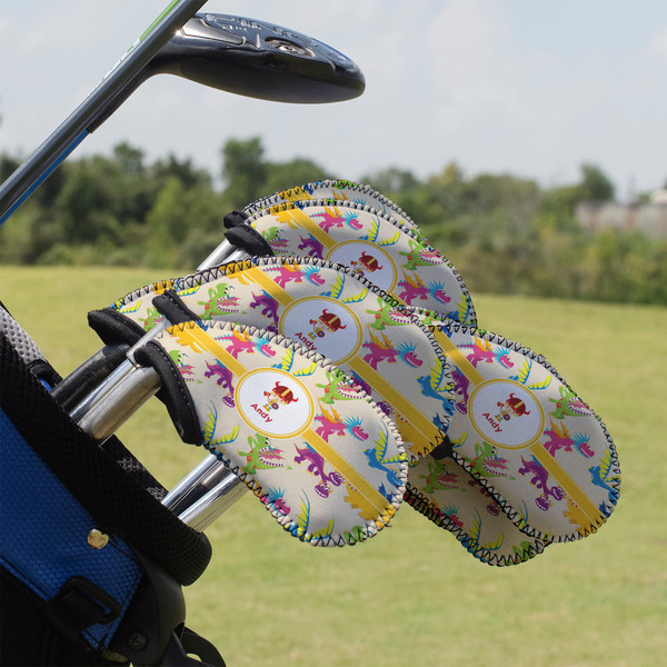 Custom Dragons Golf Club Iron Cover - Set of 9 (Personalized)