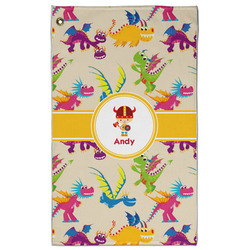 Dragons Golf Towel - Poly-Cotton Blend w/ Name or Text