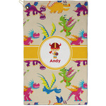 Dragons Golf Towel - Poly-Cotton Blend - Small w/ Name or Text