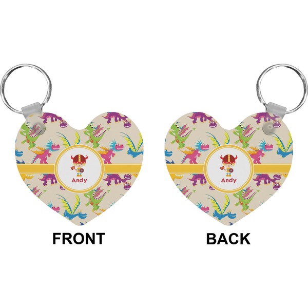 Dragons Heart Keychain (Front + Back)