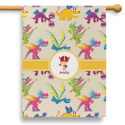 Dragons 28" House Flag (Personalized)