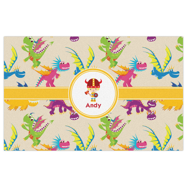 Dragons Indoor / Outdoor Rug - 5'x8' - Front Flat