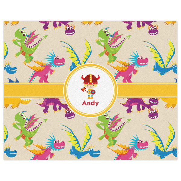 Dragons Indoor / Outdoor Rug - 8'x10' - Front Flat