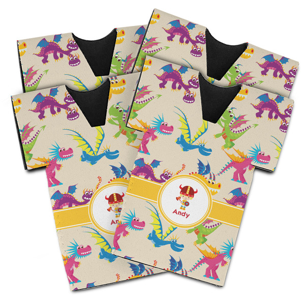 Dragons Jersey Bottle Cooler - Set of 4 - MAIN (flat)