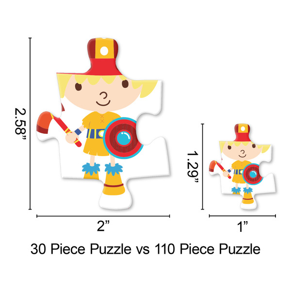 Dragons Jigsaw Puzzle - Piece Comparison