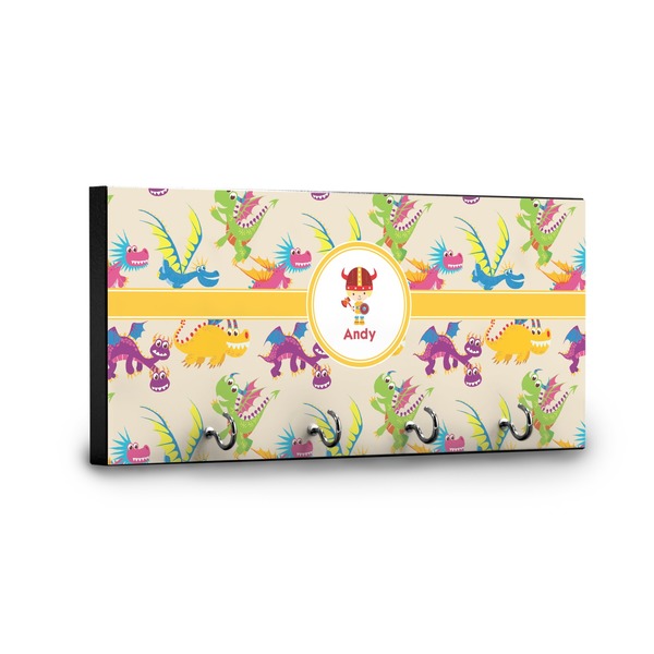 Dragons Key Hanger - Front View with Hooks