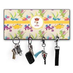 Dragons Key Hanger w/ 4 Hooks w/ Graphics and Text