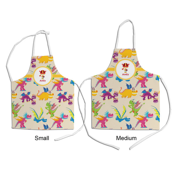 Dragons Kid's Aprons - Comparison