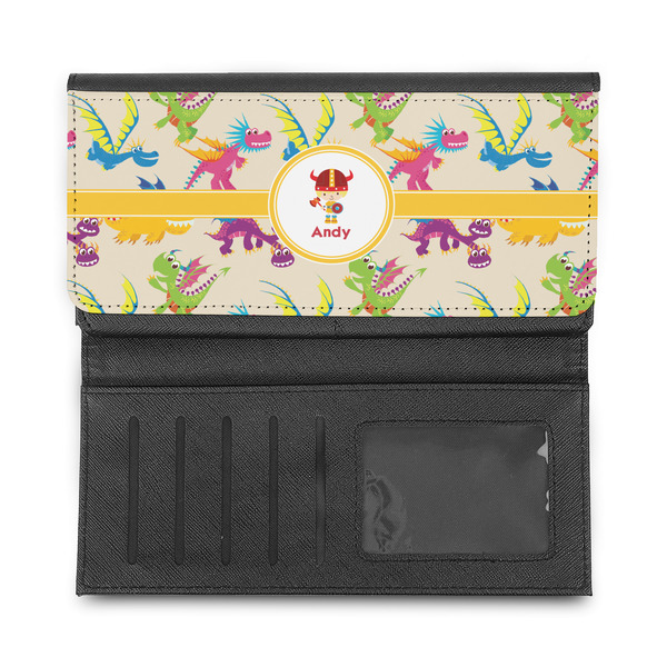 Dragons Ladies Wallet - Half Way Open