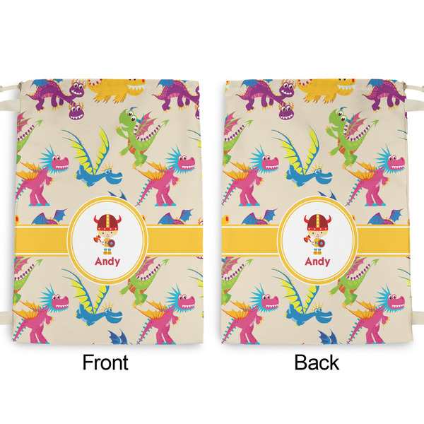 Dragons Large Laundry Bag - Front & Back View