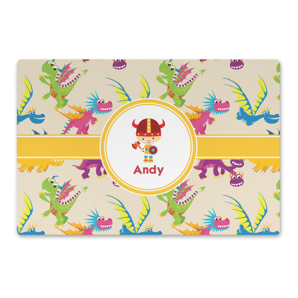 Custom Dragons Large Rectangle Car Magnet (Personalized)