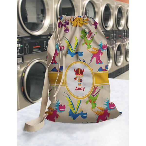 Dragons Laundry Bag in Laundromat