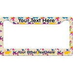 Dragons License Plate Frame - Style B (Personalized)