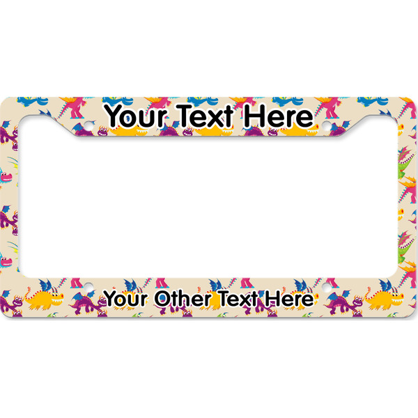Dragons License Plate Frame Wide