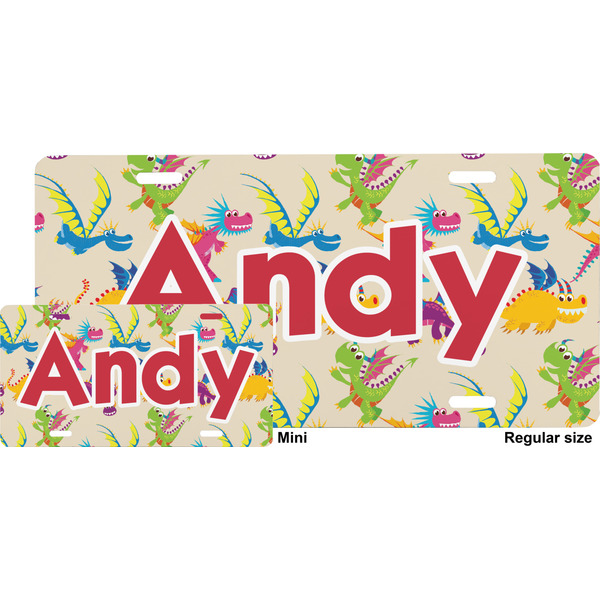 Dragons License Plate (Sizes)