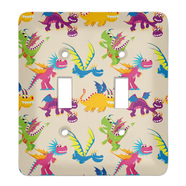 Custom Dragons Light Switch Cover (2 Toggle Plate)