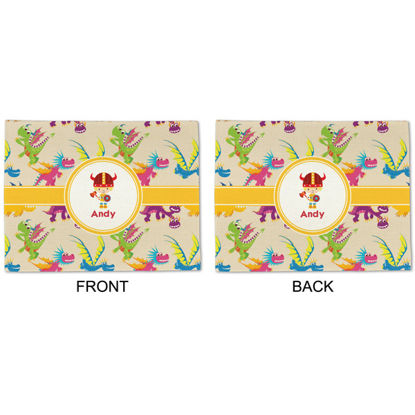Dragons Linen Placemat - APPROVAL (double sided)