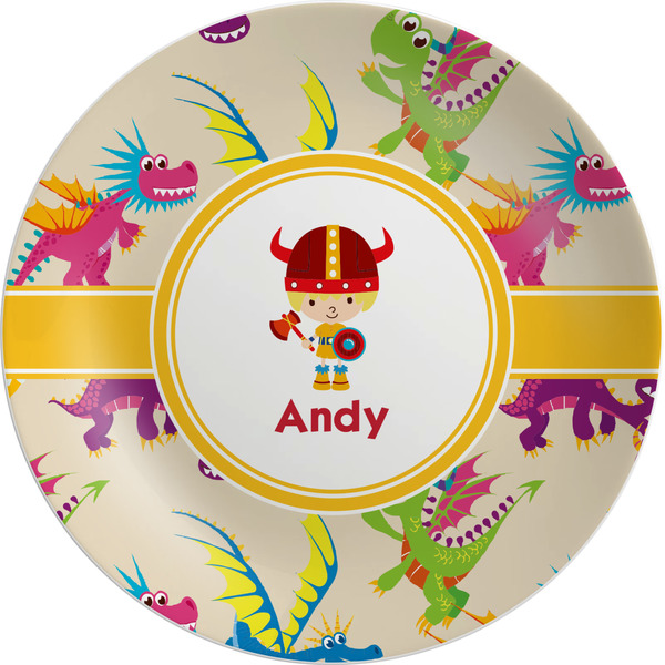 Custom Dragons Melamine Plate (Personalized)