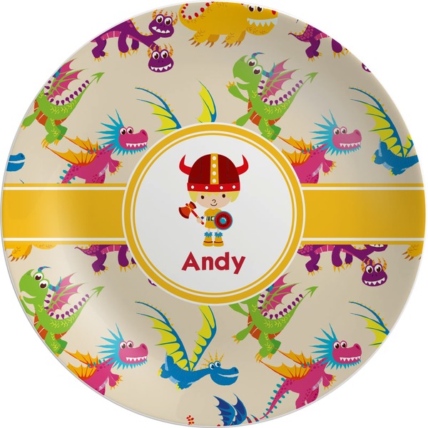 Custom Dragons Melamine Plate (Personalized)