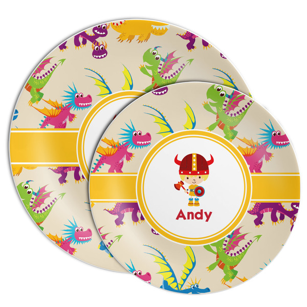 Dragons Melamine Plates - PARENT/MAIN