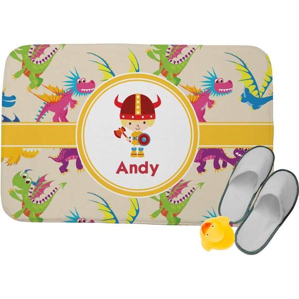 Custom Dragons Memory Foam Bath Mat (Personalized)