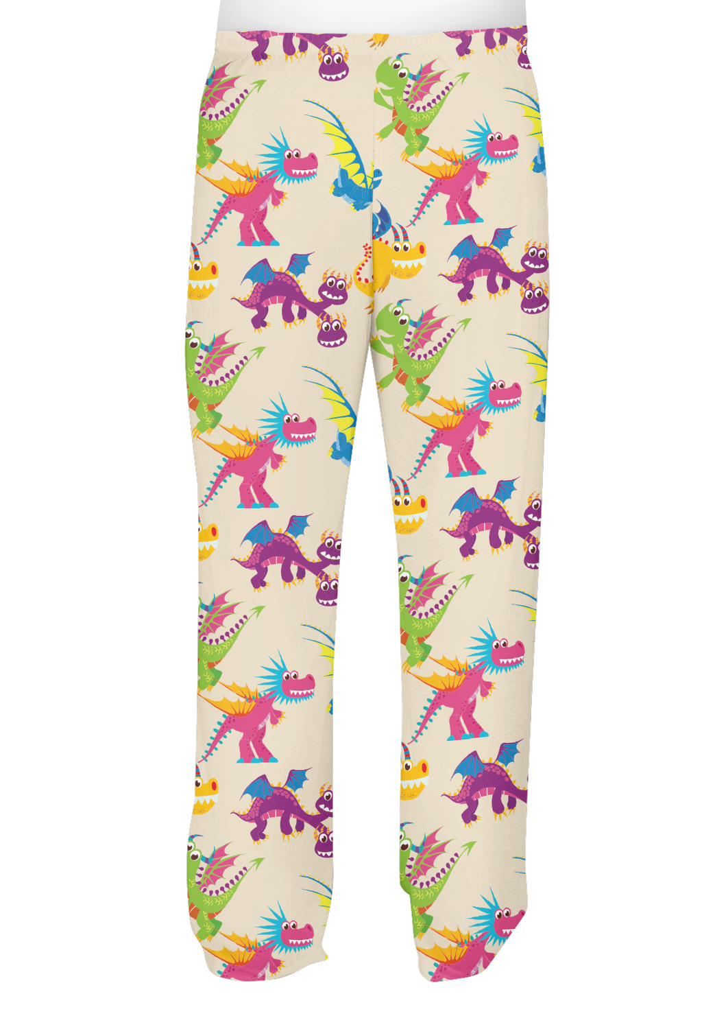Dragons Mens Pajama Pants XL (Personalized) YouCustomizeIt