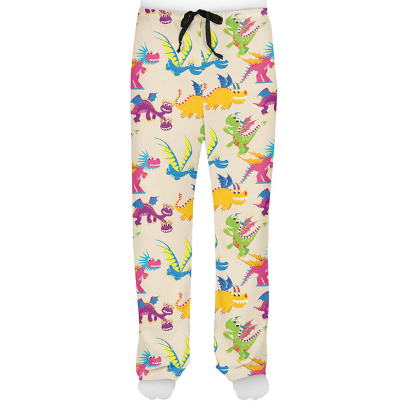 Dragons Men's Pjs Front - on model