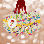 Dragons Metal Ornaments - Double Sided w/ Name or Text