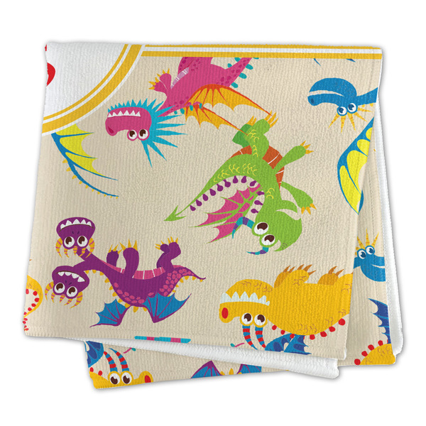 Dragons Microfiber Dish Rag - FOLDED (square)
