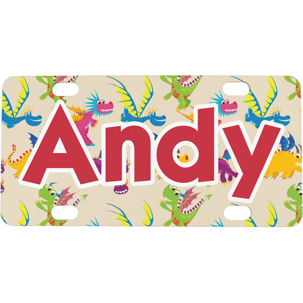 Custom Dragons Mini/Bicycle License Plate (Personalized)