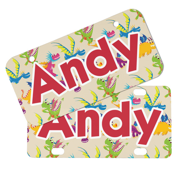 Dragons Mini License Plates - MAIN (4 and 2 Holes)