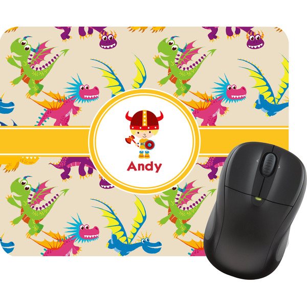 Custom Dragons Rectangular Mouse Pad (Personalized)