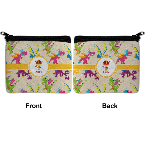 Dragons Neoprene Coin Purse - Front & Back (APPROVAL)