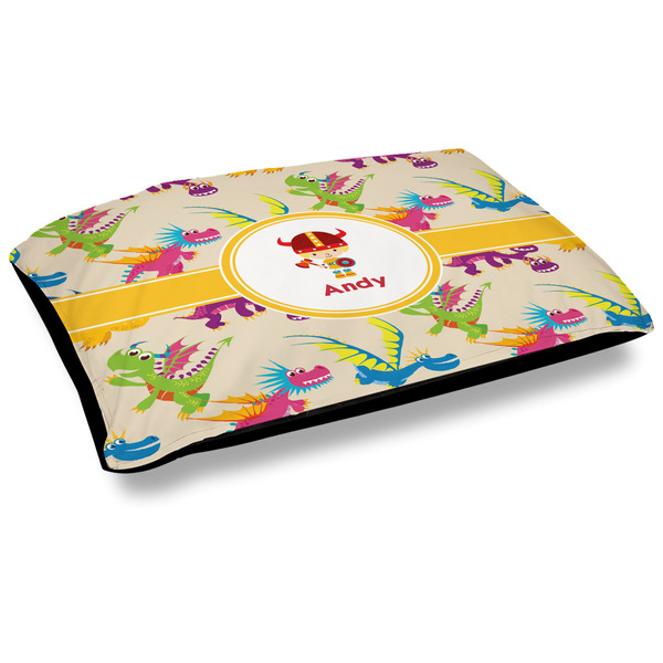 Custom Dragons Dog Bed w/ Name or Text