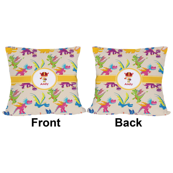 Dragons Outdoor Pillow - 16x16