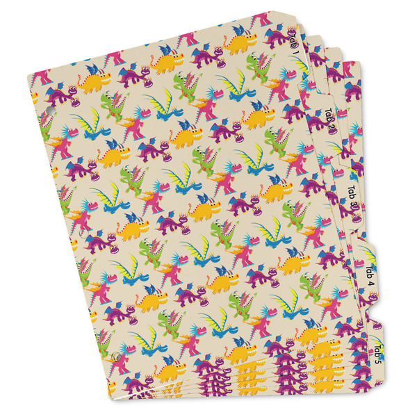 Custom Dragons Binder Tab Divider - Set of 5 (Personalized)