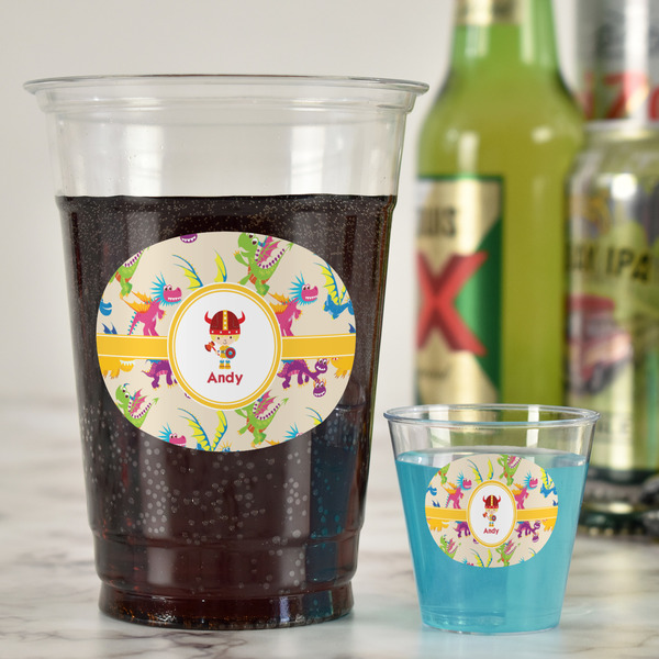 Dragons Party Cups - 16oz - In Context