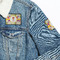 Dragons Patches Lifestyle Jean Jacket Detail