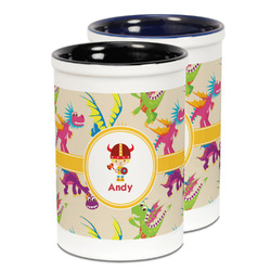 Dragons Ceramic Pencil Holder - Large