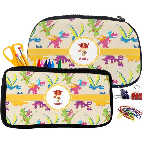 Dragons Pencil / School Supplies Bags Small and Medium